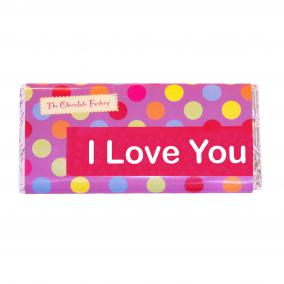 I Love You - Belgian Milk Chocolate Bar - Spots - 75g - M12223.2